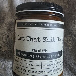 New Year - Let That Shit Go! Lavender And Coconut Candle